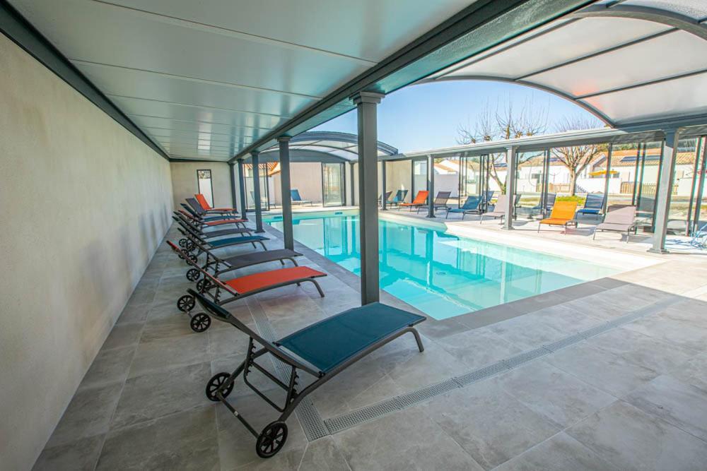 Le Pacha Maison Avec Piscine/Parking/Wifi/Plages 5Kms Ле-Мат Экстерьер фото