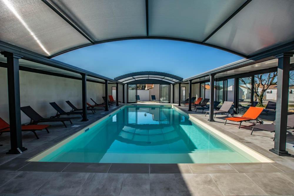 Le Pacha Maison Avec Piscine/Parking/Wifi/Plages 5Kms Ле-Мат Экстерьер фото